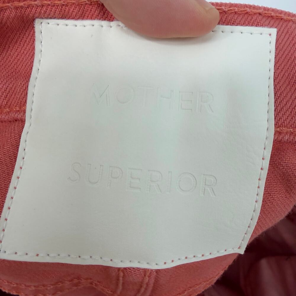 MOTHER Superior The Dodger Hit The Hay Salmon Jeans Sz 26 - Picture 10 of 13